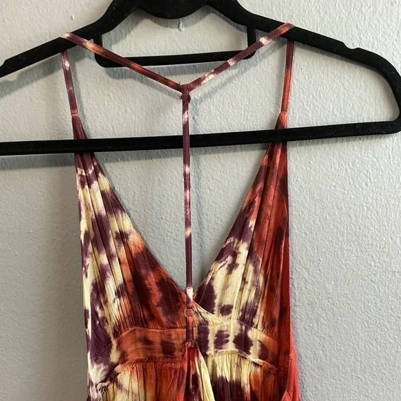 NWOT RAGA Ravi Halter Maxi Dress Halter Tie Dye Maxi Dress. Size Small - Picture 5 of 8
